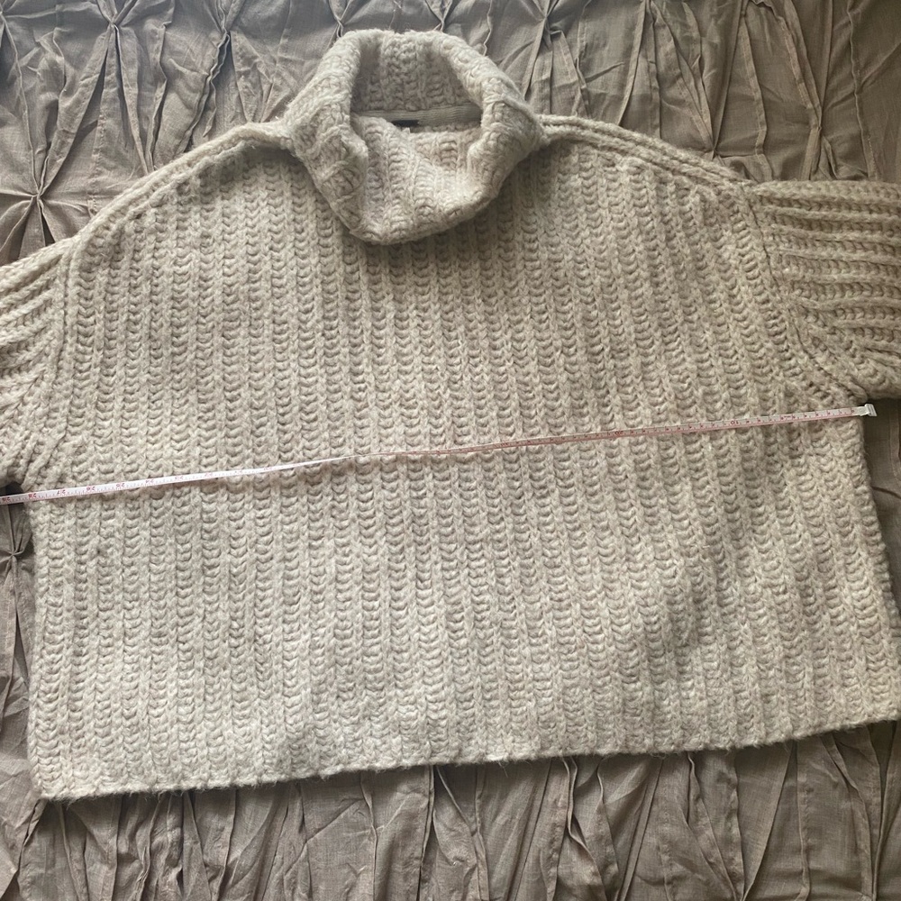Free people cowl neck chunky sweater - Picture 4 of 7
